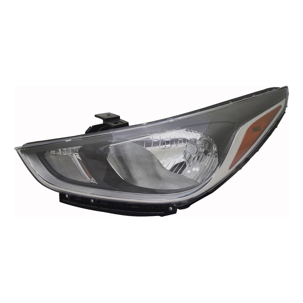 Front Left Driver Side Halogen Headlight Assembly 2018-2022 Hyundai Accent
