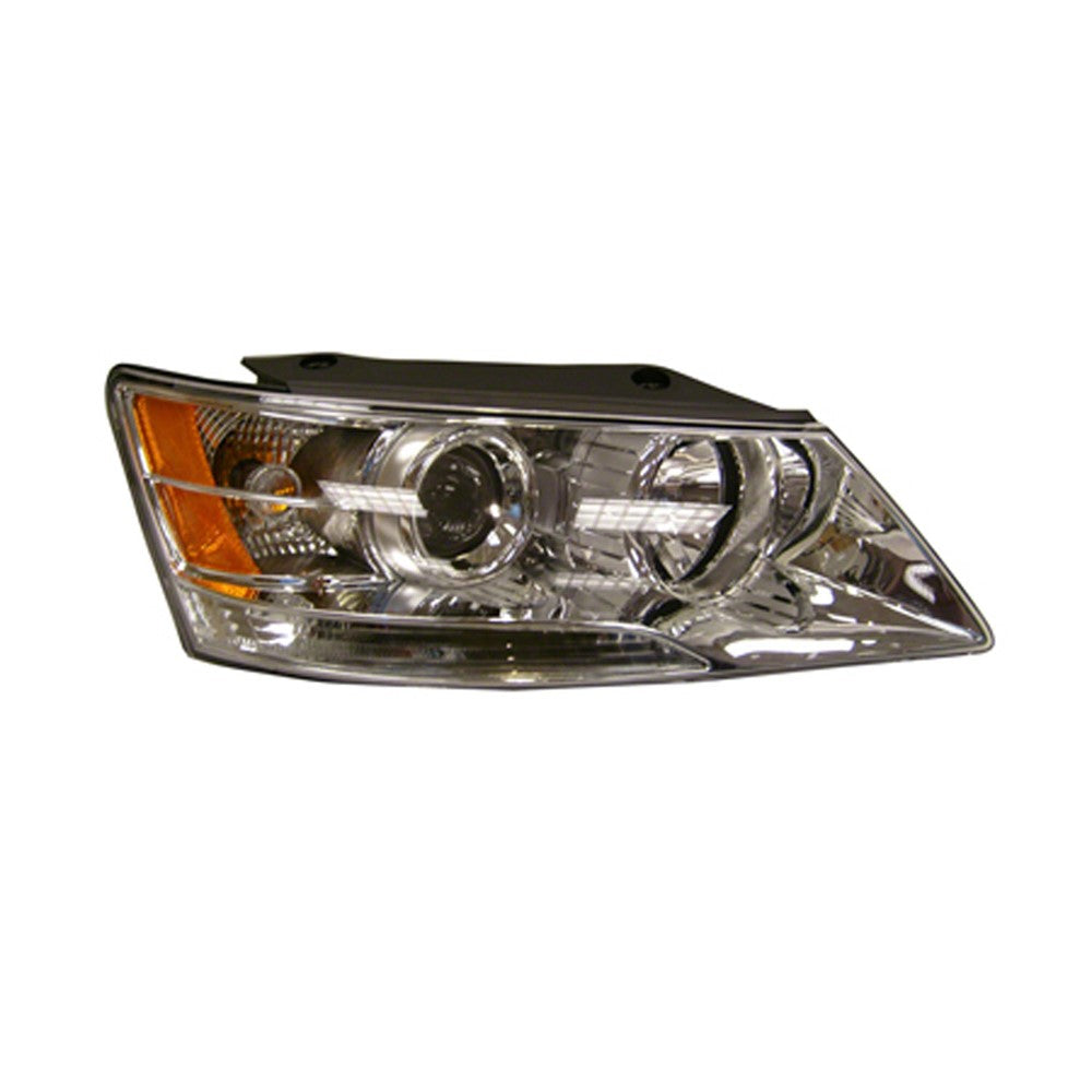 Front Right Passenger Side Halogen Headlight Assembly 2009-2010 Hyundai Sonata