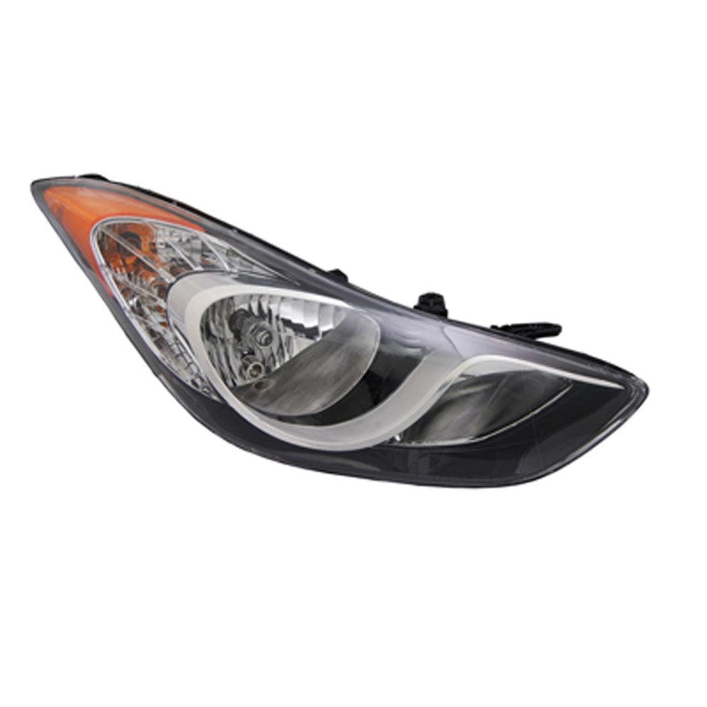 Front Right Passenger Side Headlight Assembly 2011-2013 Hyundai Elantra, Elantra Coupe