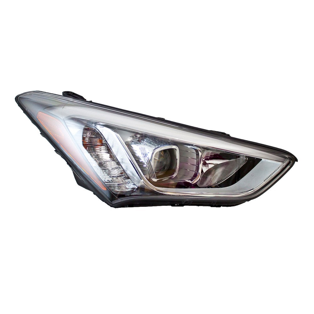 Front Right Passenger Side Hid Headlight Assembly 2013-2016 Hyundai Santa Fe Sport