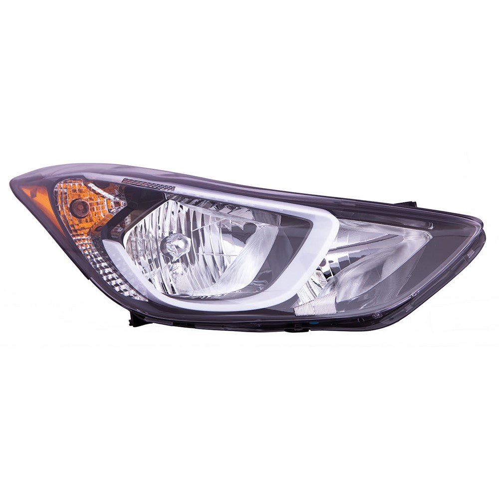 Front Right Passenger Side Headlight Assembly 2014-2016 Hyundai Elantra