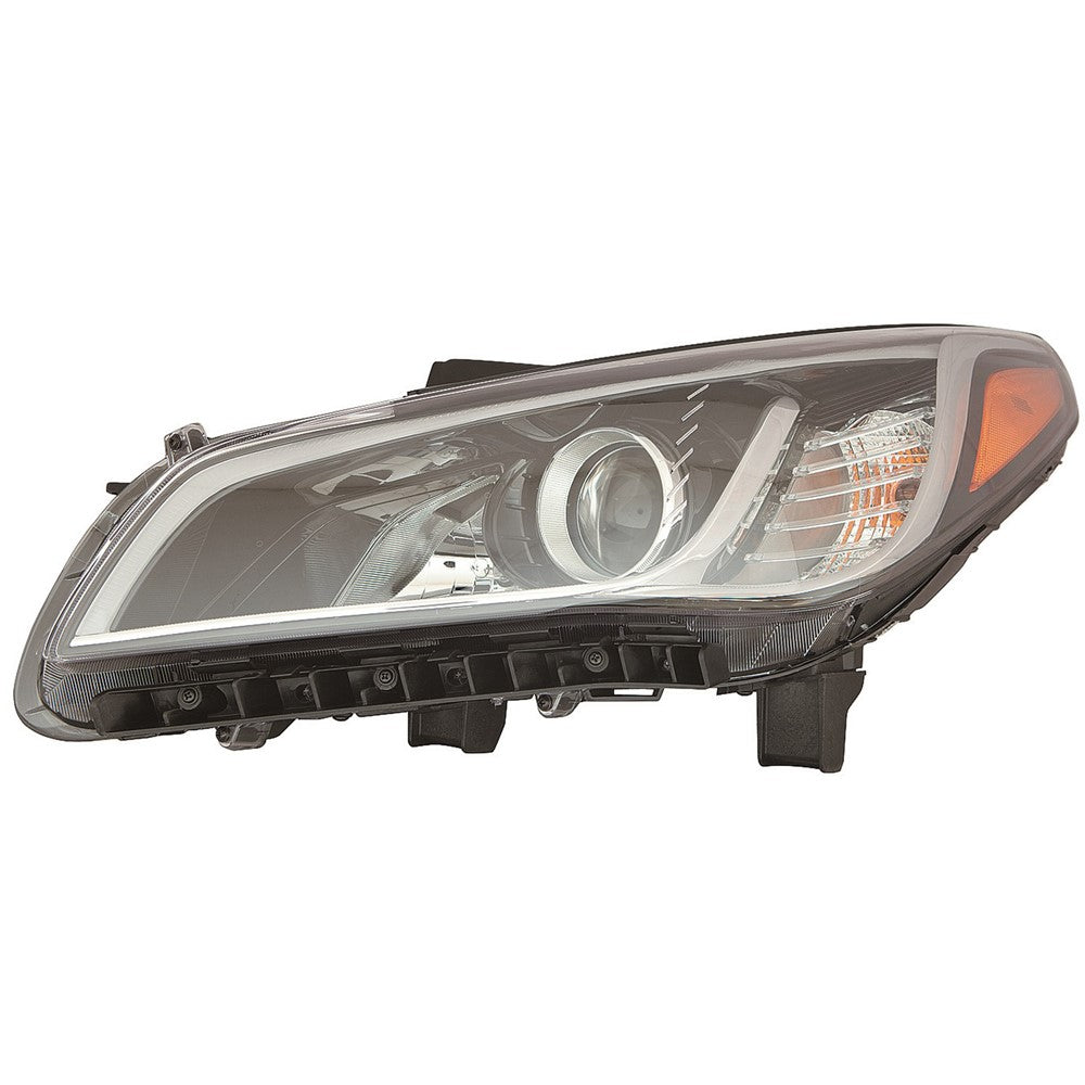 Front Right Passenger Side Halogen Headlight Assembly 2016-2017 Hyundai Sonata