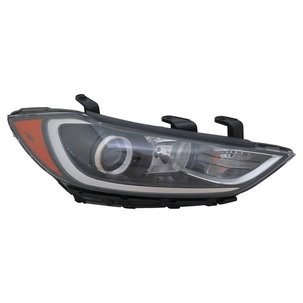 Front Right Passenger Side Halogen Headlight Assembly 2017-2018 Hyundai Elantra