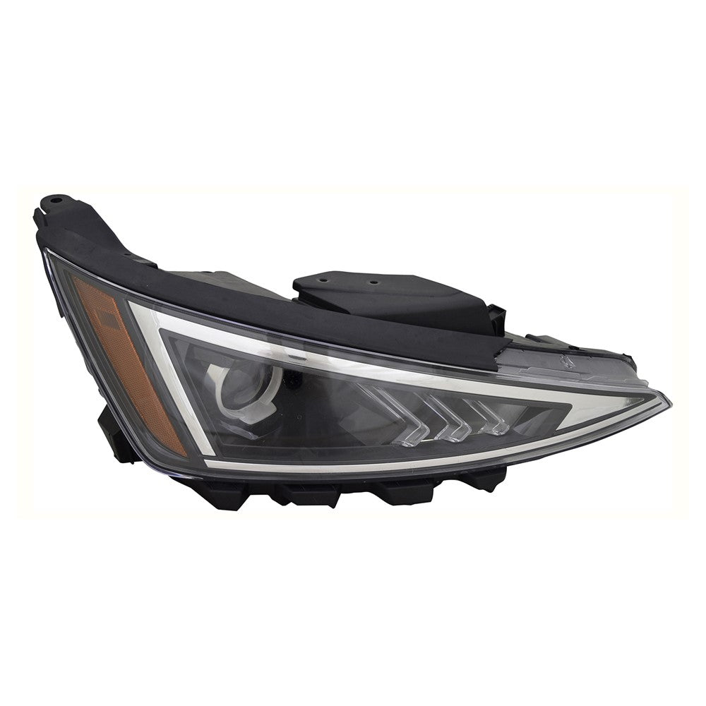 Front Right Passenger Side Halogen Headlight Assembly 2019-2020 Hyundai Elantra