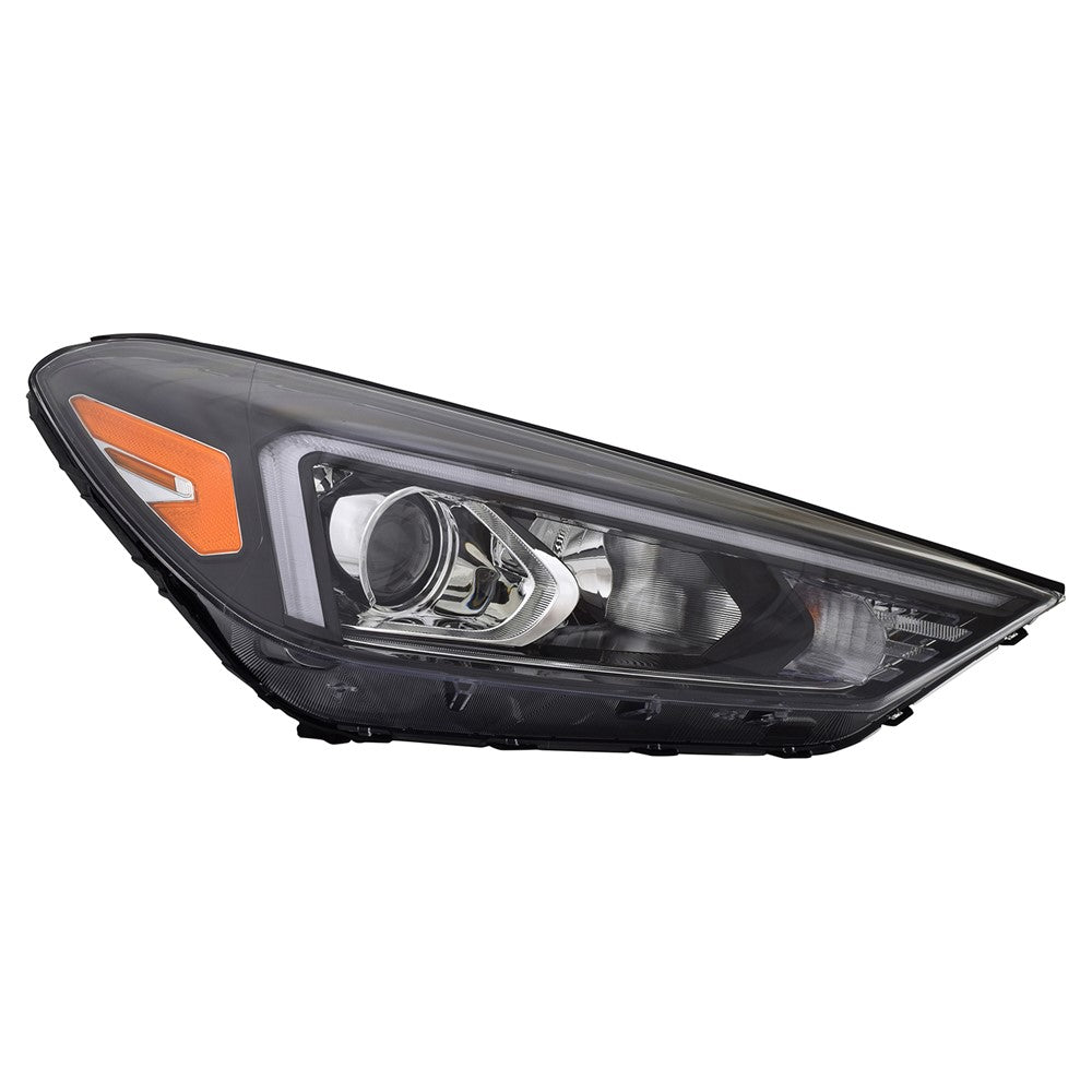 Front Right Passenger Side Halogen Headlight Assembly 2019-2021 Hyundai Tucson