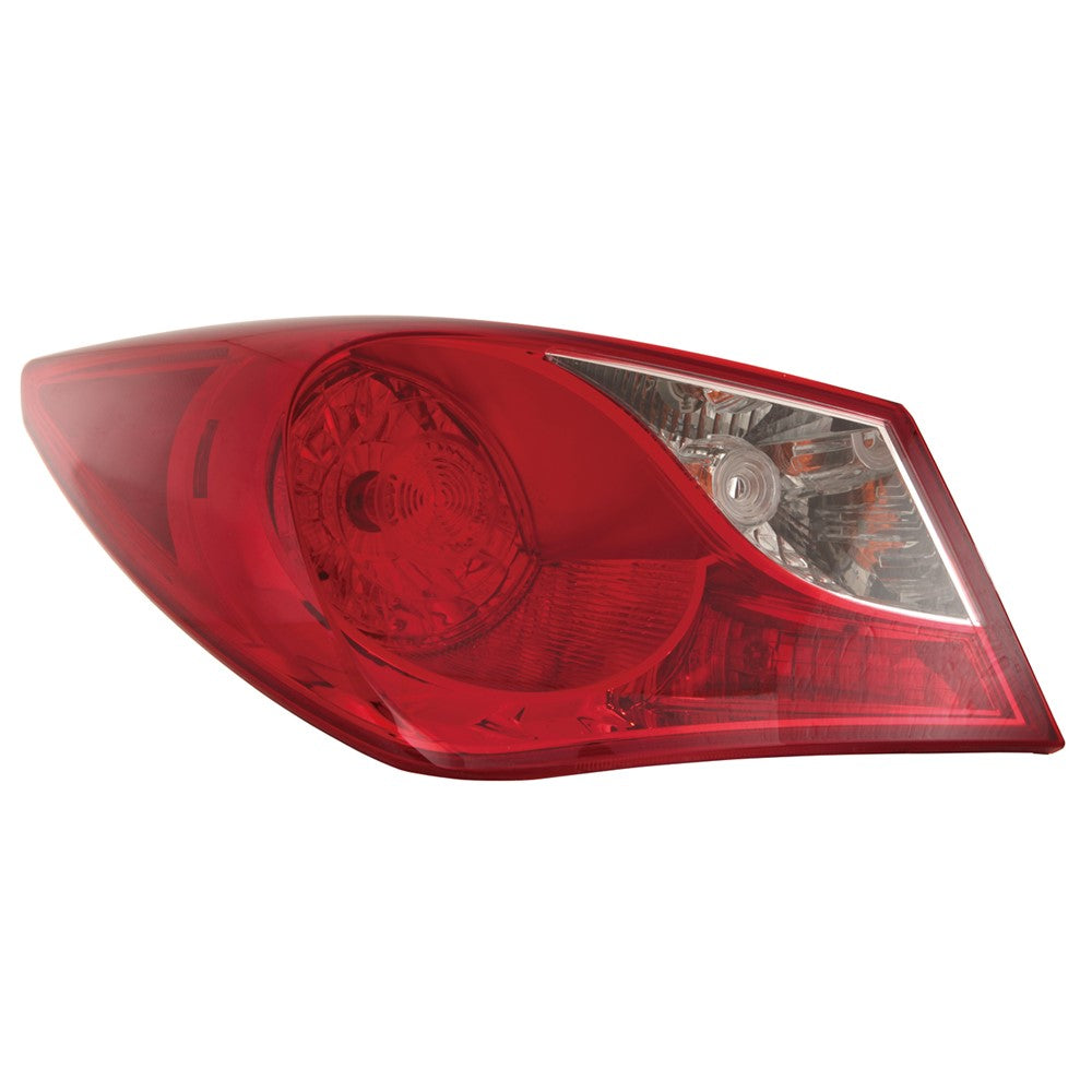 Rear Left Driver Side Outer Tail Light Assembly 2011-2014 Hyundai Sonata