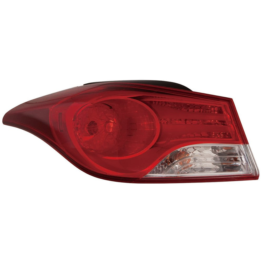 Rear Left Driver Side Outer Tail Light Assembly 2011-2013 Hyundai Elantra