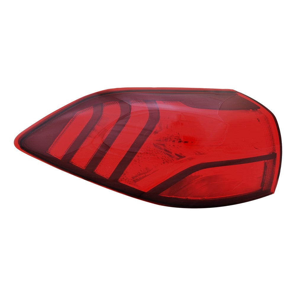 Rear Left Driver Side Bulb Type Outer Tail Light Assembly 2019-2021 Hyundai Tucson