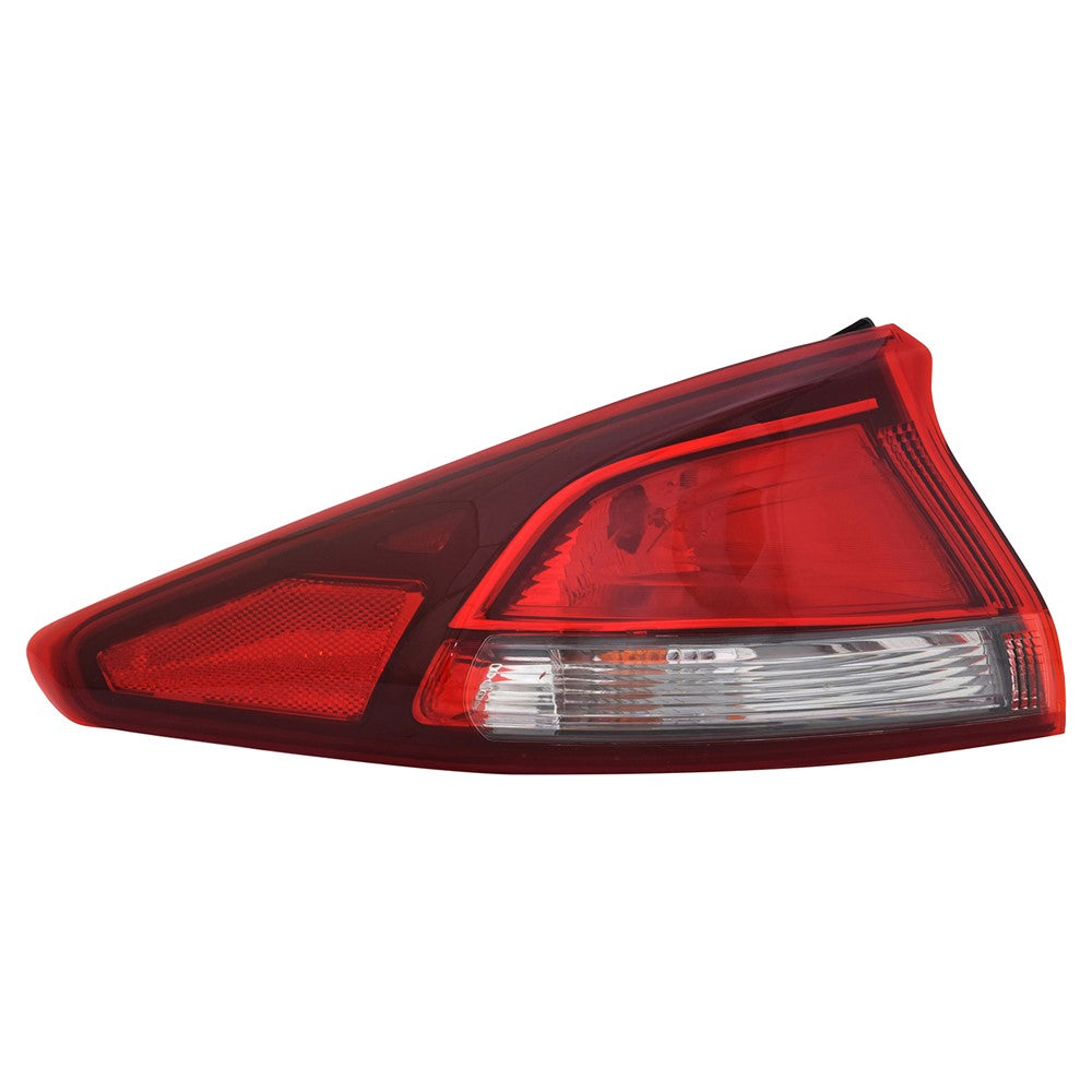 Rear Left Driver Side Bulb Type Outer Tail Light Assembly 2017-2022 Hyundai Ioniq