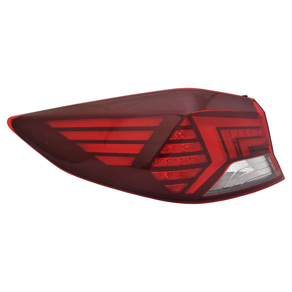 Rear Left Driver Side Led Outer Tail Light Assembly 2019-2020 Hyundai Elantra