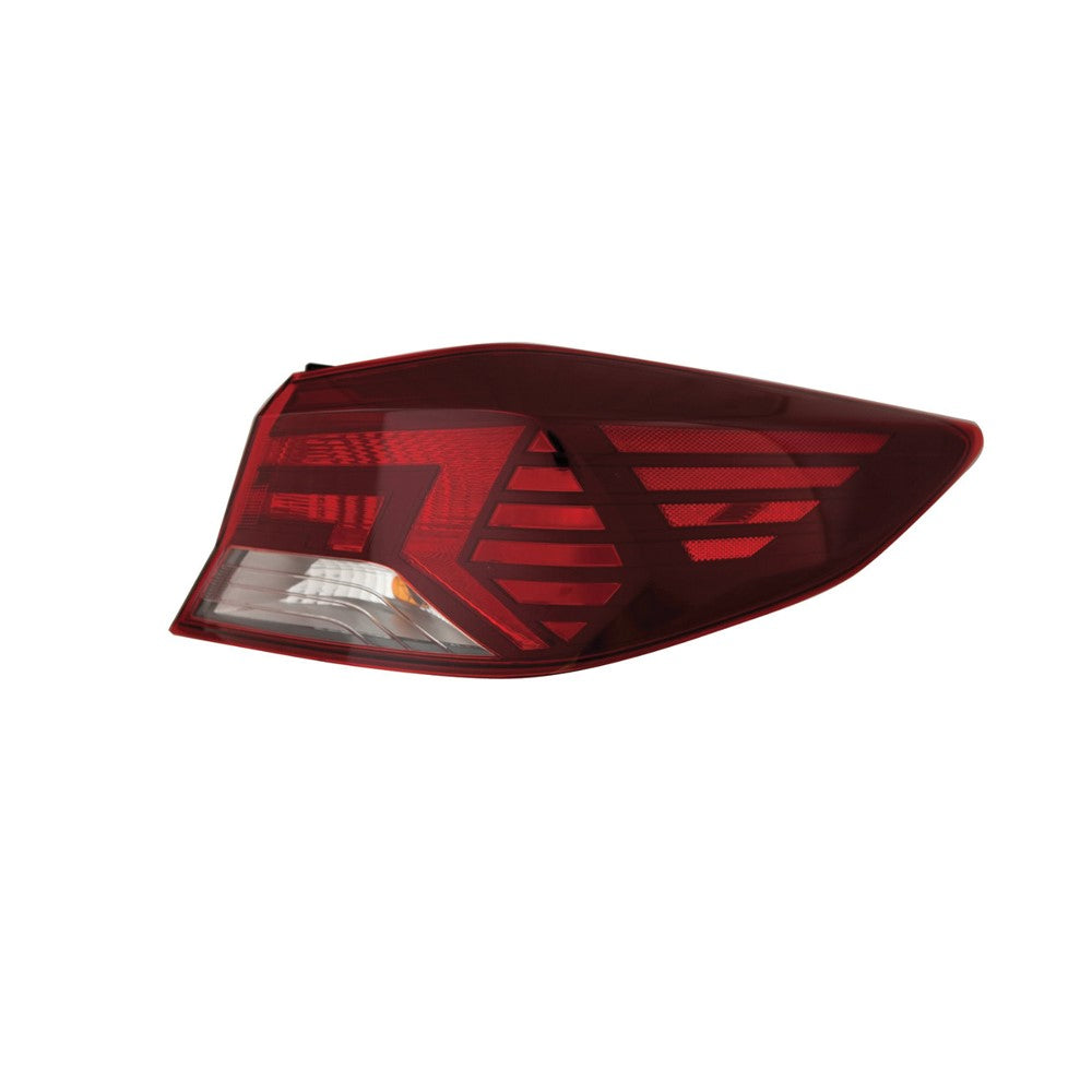 Rear Right Passenger Side Bulb Type Outer Tail Light Assembly 2019-2020 Hyundai Elantra