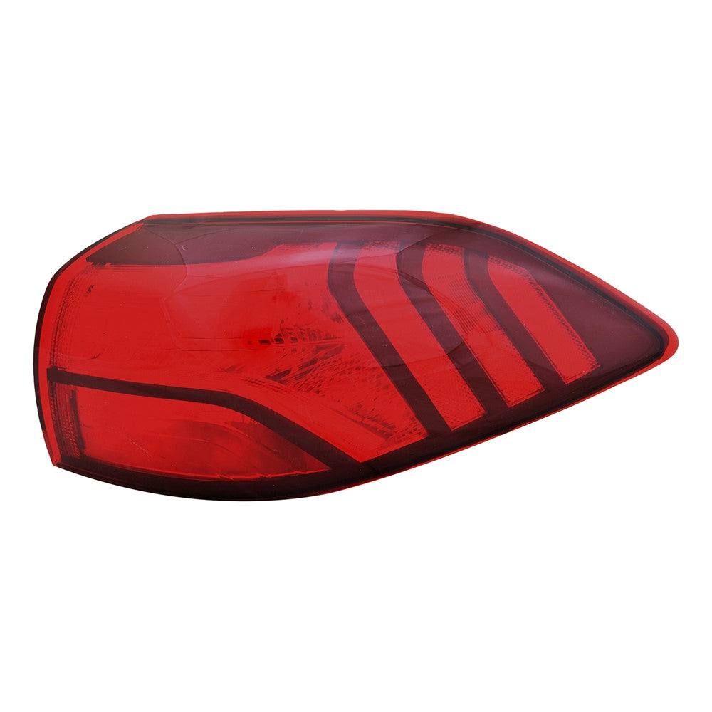 Rear Right Passenger Side Bulb Type Outer Tail Light Assembly 2019-2021 Hyundai Tucson
