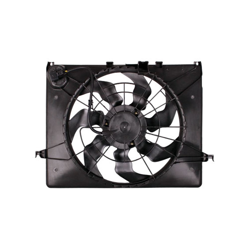 Radiator Fan Assembly For Models With 2.4l L4 2011-2014 Hyundai Sonata & Kia Optima