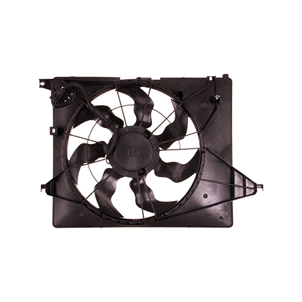 Radiator Fan Assembly 2013-2019 Hyundai Santa Fe, Santa Fe Xl & Kia Sorento