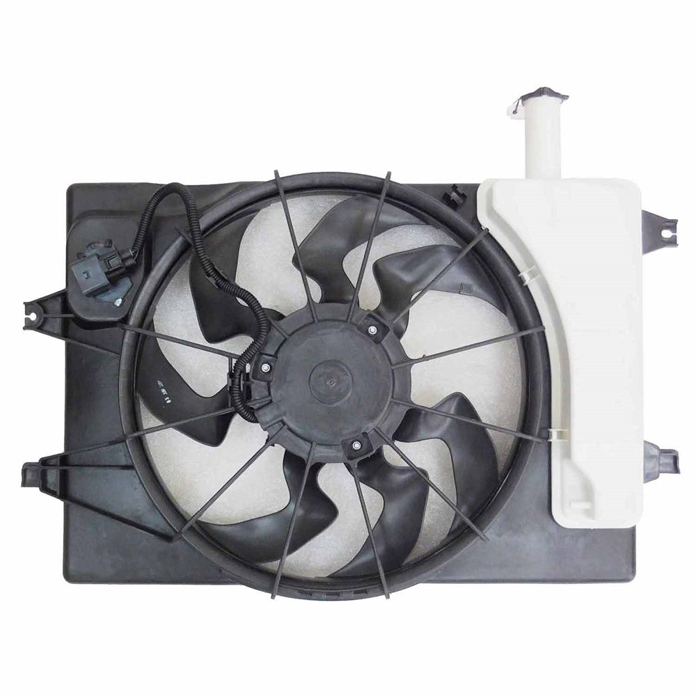 Radiator And Condenser Fan Assembly With One Big Fan 2017-2020 Hyundai Elantra, Elantra Gt