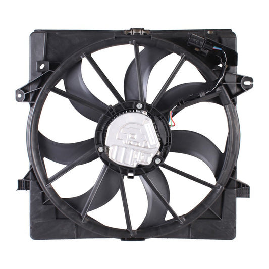 Radiator And Condenser Fan Assembly With One Big Fan 2020-2023 Hyundai Sonata & Kia K5