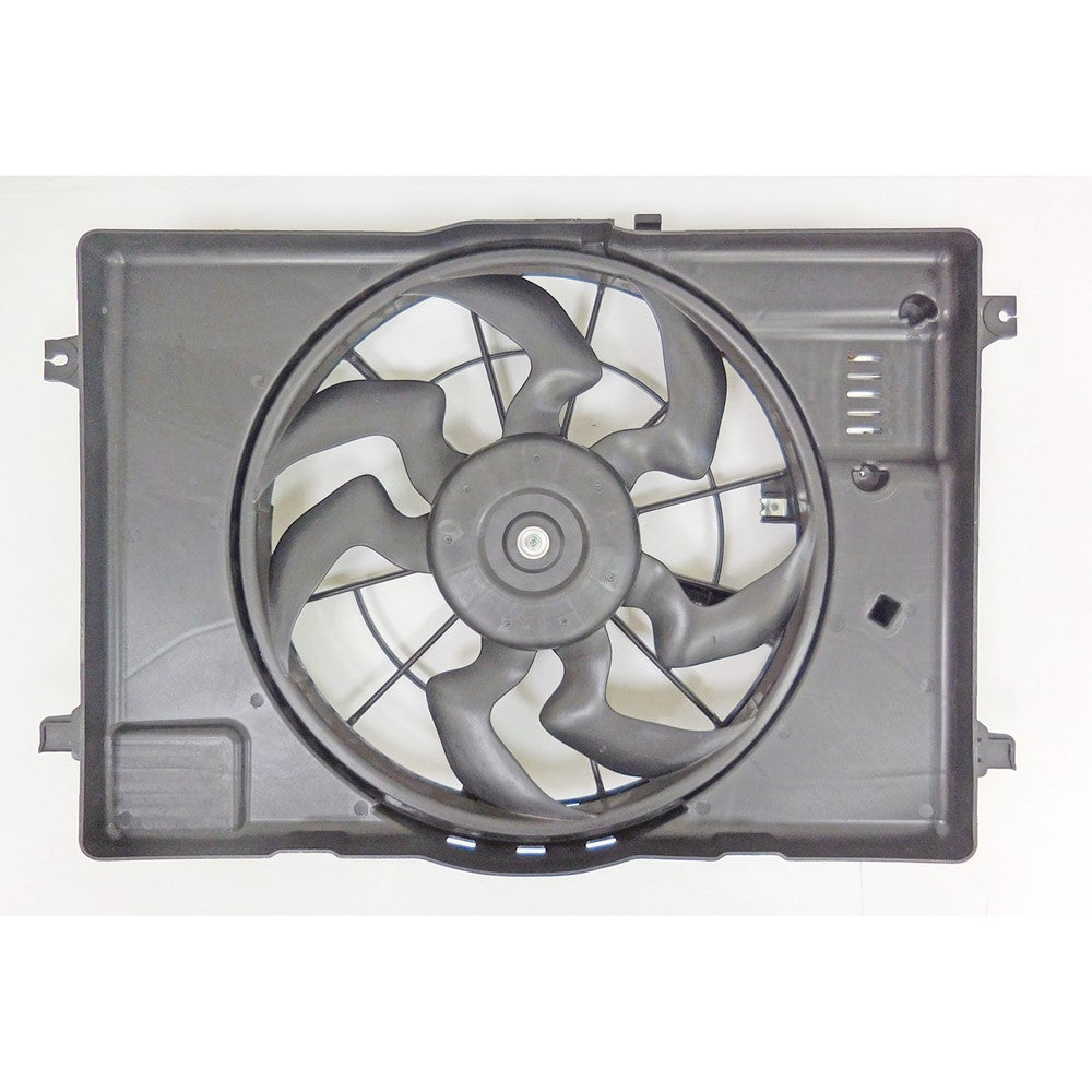 Radiator And Condenser Fan Assembly With One Big Fan 2019-2022 Hyundai Kona Electric