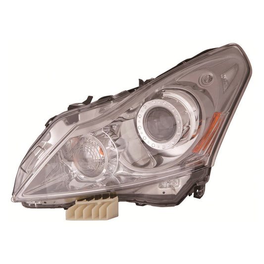 Front Left Driver Side Hid Headlight Assembly 2010-2015 Infiniti G37, G25, Q40