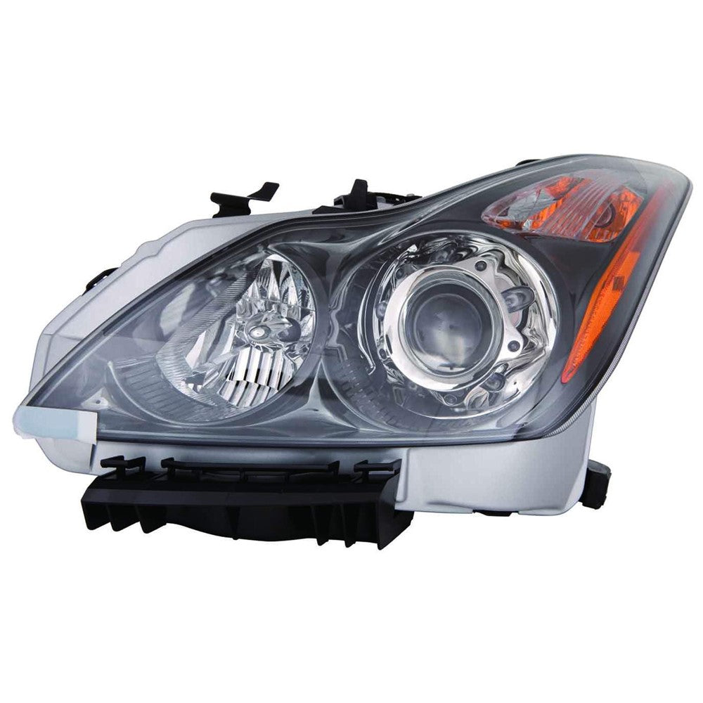 Front Left Driver Side Hid Headlight Lens And Housing 2011-2015 Infiniti G37, Q60