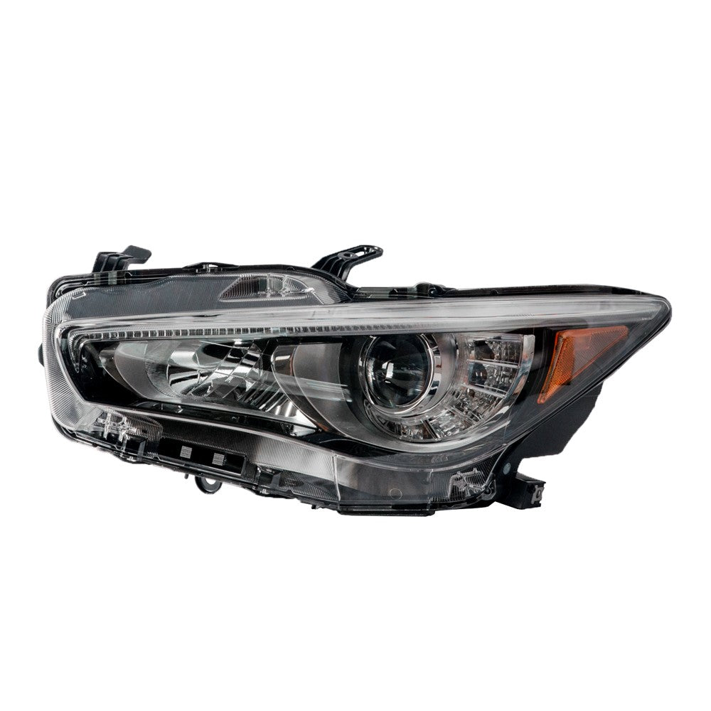 Front Left Driver Side Headlight Assembly 2014-2017 Infiniti Q50