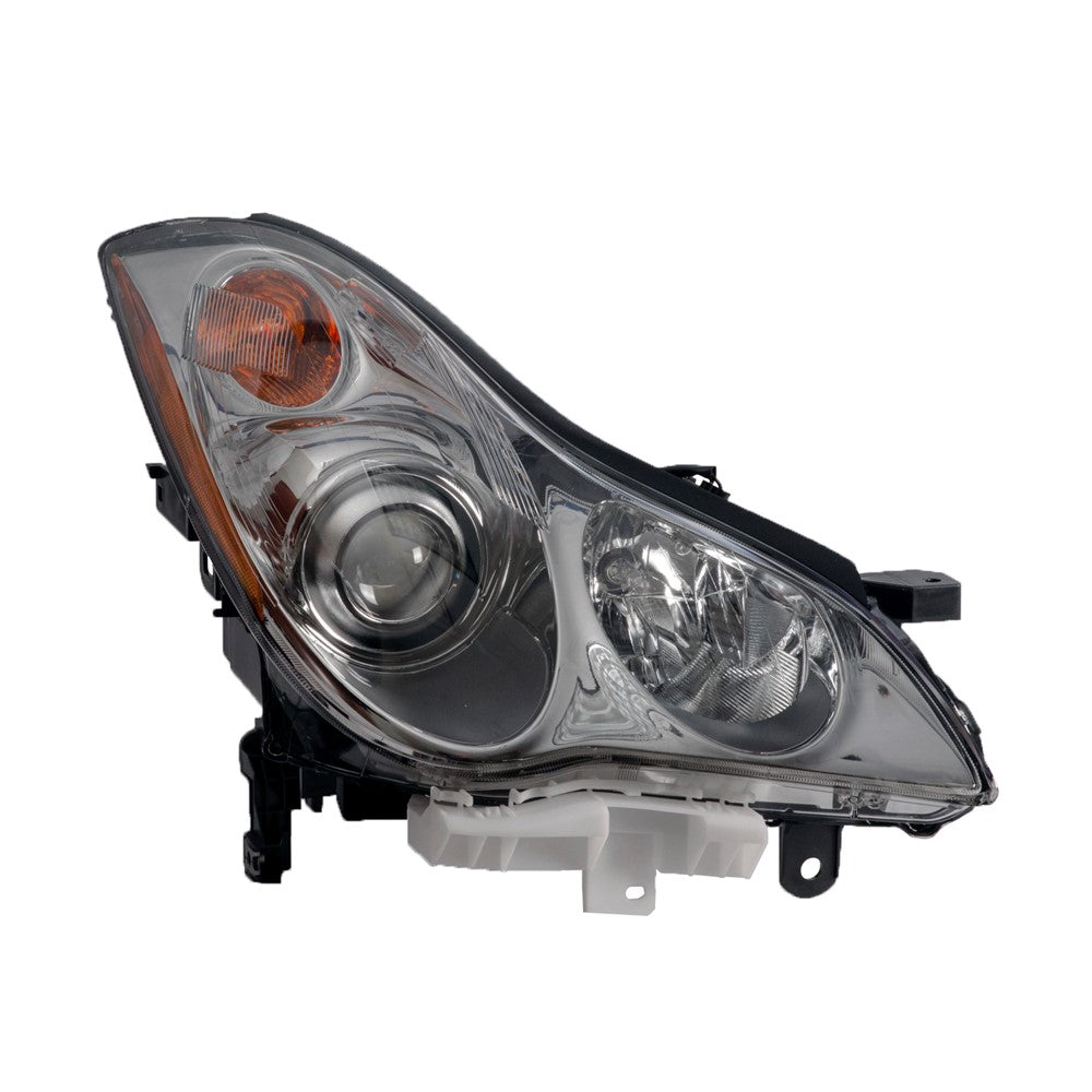 Front Right Passenger Side Halogen Headlight Assembly 2010-2017 Infiniti Ex35, Ex37, Qx50