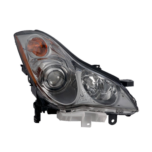 Front Right Passenger Side Halogen Headlight Assembly 2010-2017 Infiniti Ex35, Ex37, Qx50