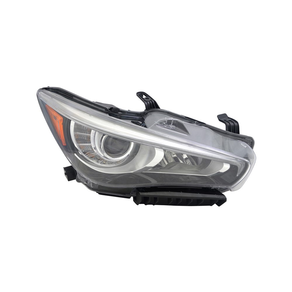 Front Right Passenger Side Headlight Assembly 2014-2017 Infiniti Q50