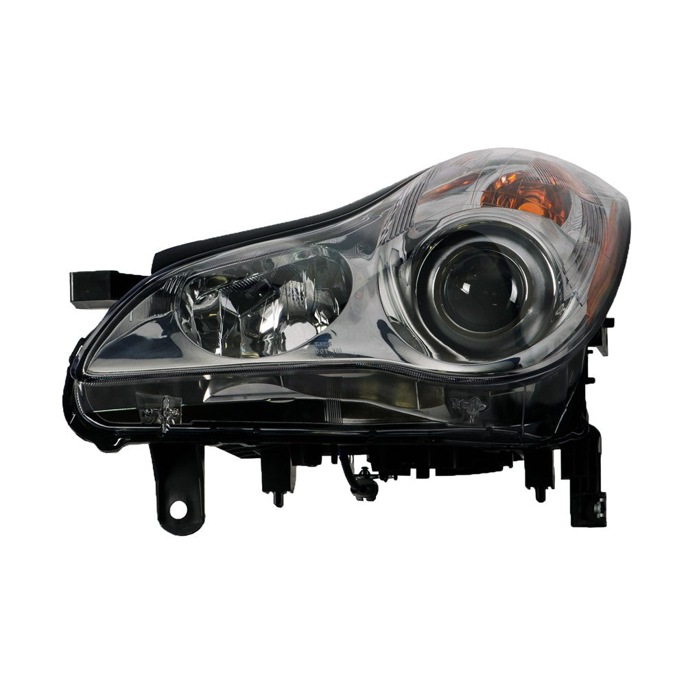 Front Left Driver Side Halogen Headlight Lens Housing 2011-2017 Infiniti Ex35, Ex37, Qx50