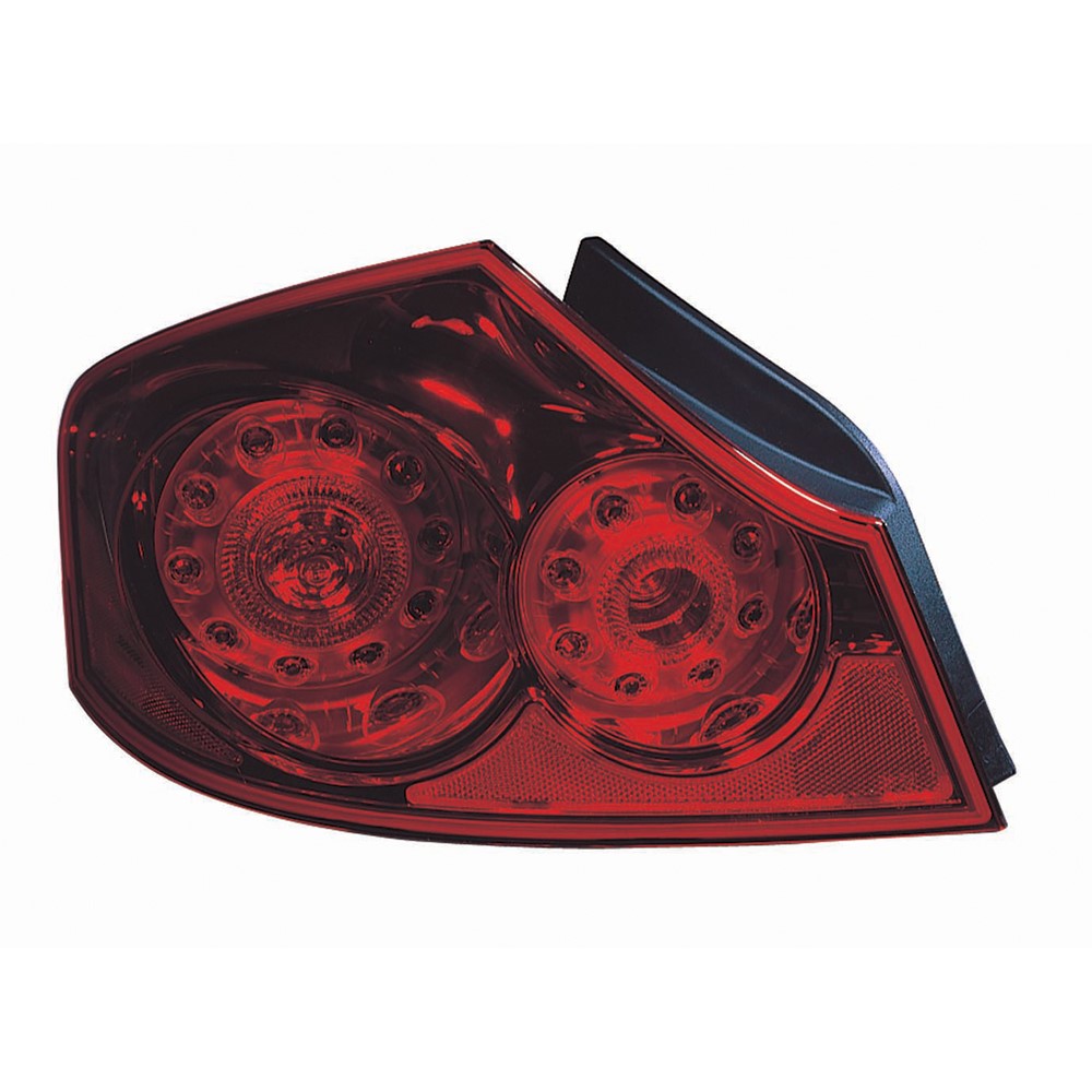 Rear Left Driver Side Outer Tail Light Assembly 2007-2015 Infiniti G35, G37, G25, Q40