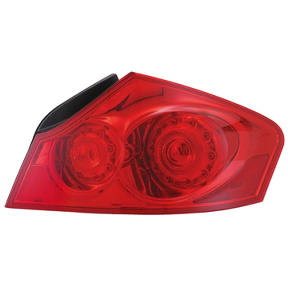 Rear Right Passenger Side Outer Tail Light Assembly 2007-2015 Infiniti G35, G37, G25, Q40