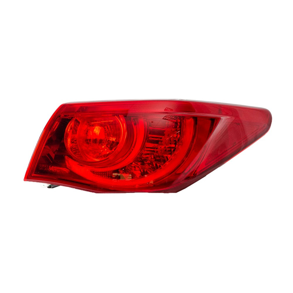 Rear Right Passenger Side Outer Tail Light Assembly 2014-2016 Infiniti Q50