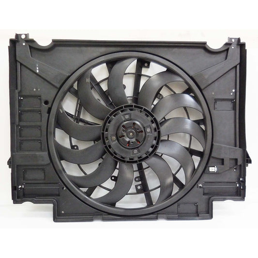 Radiator And Condenser Fan Assembly With One Big Fan 2018-2021 Jaguar F-Pace