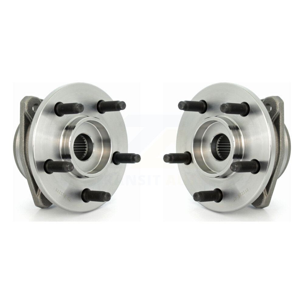 Wheel Bearing And Hub Assembly Front Pair For 2002-2005 Jeep Liberty Non-ABS