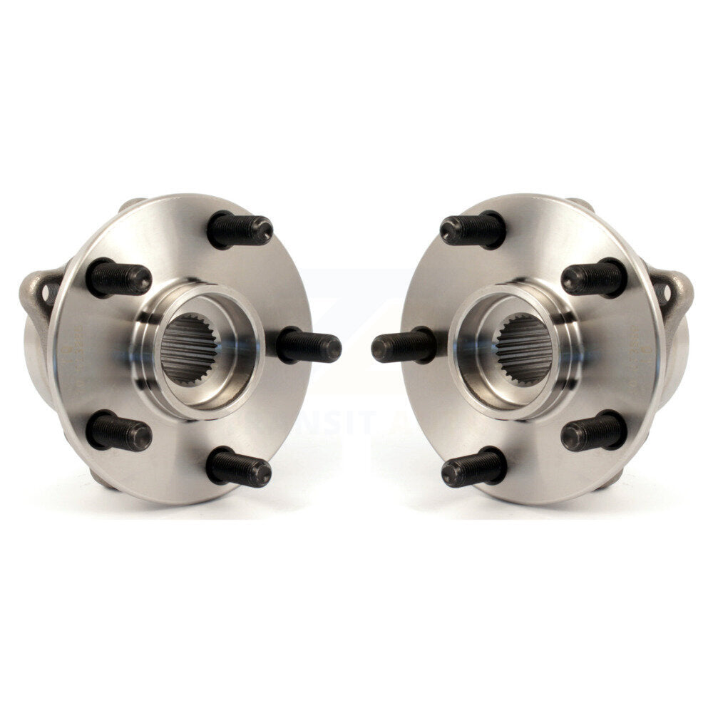 Wheel Bearing And Hub Assembly Front Pair For 2004-2009 Toyota Prius