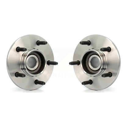 Wheel Bearing And Hub Assembly Front Pair For Ford F-150 4WD with 2-Wheel ABS