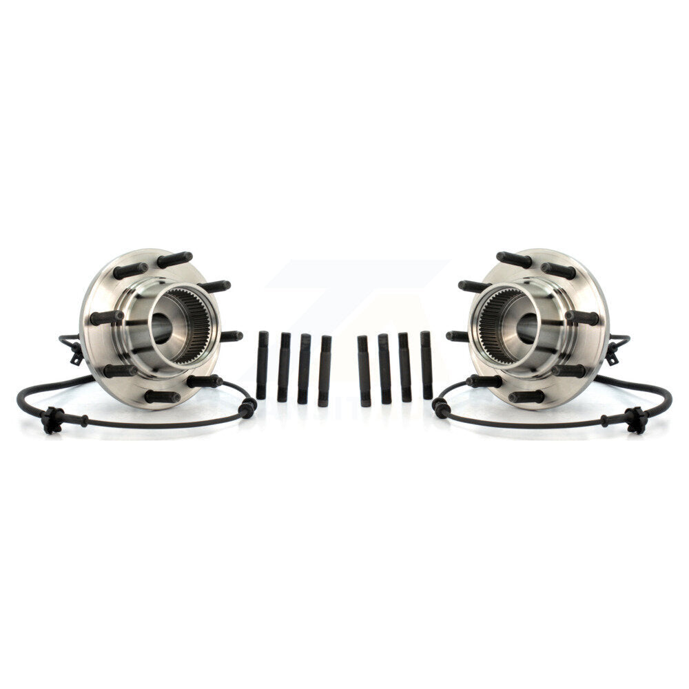 Wheel Bearing Hub Assembly Front Pair For Ford F-350 Super Duty F-250 Excursion