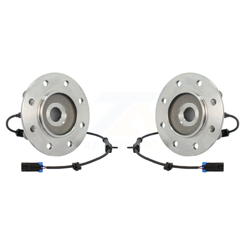 Wheel Bearing Hub Assembly Front Pair For Chevrolet GMC K1500 K2500 K3500 Tahoe