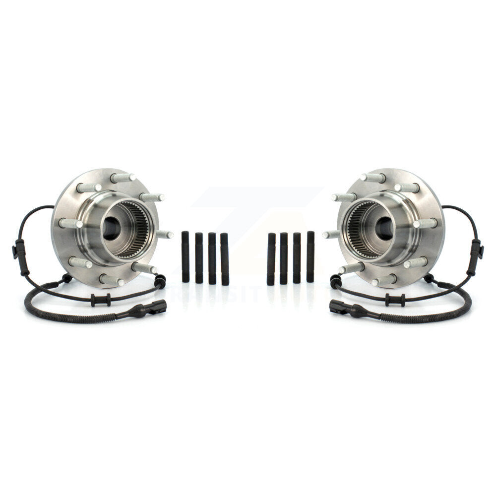 Wheel Bearing Hub Assembly Front Pair For Ford F-350 Super Duty F-250 Excursion