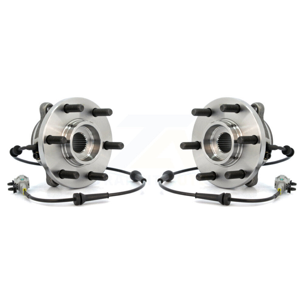 Wheel Bearing Hub Assembly Front Pair For Nissan Frontier Pathfinder Xterra 4WD