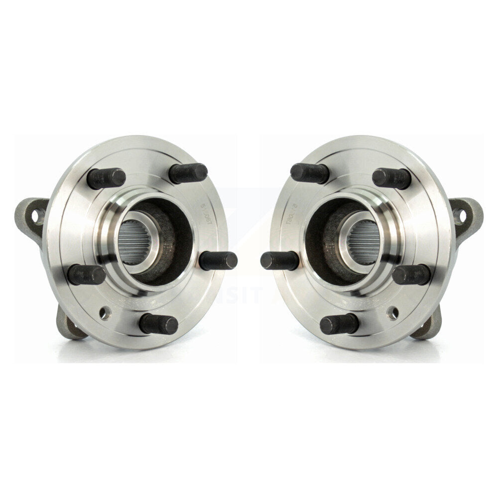 Wheel Bearing And Hub Assembly Front Pair For Land Rover Range Sport LR4 LR3
