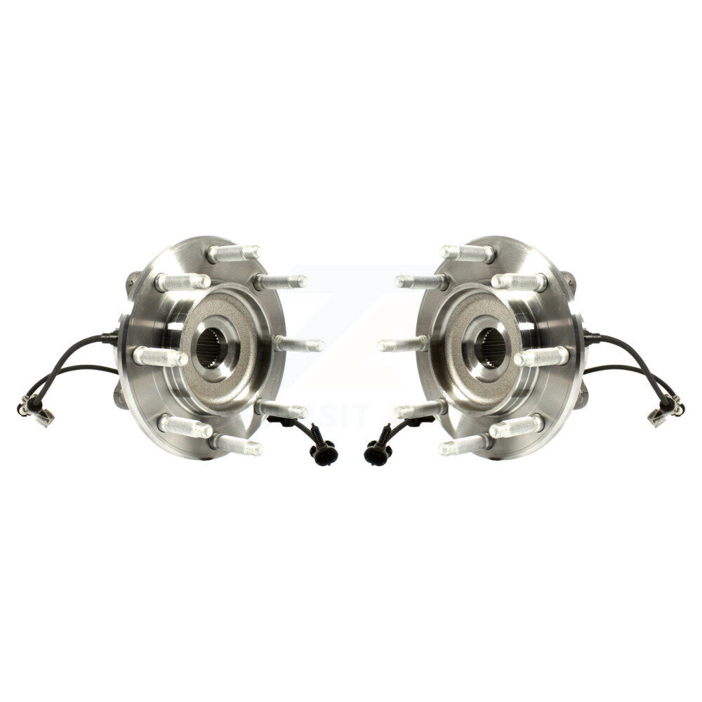 Wheel Bearing Hub Assembly Front Pair For GMC Chevrolet Sierra 2500 HD Silverado