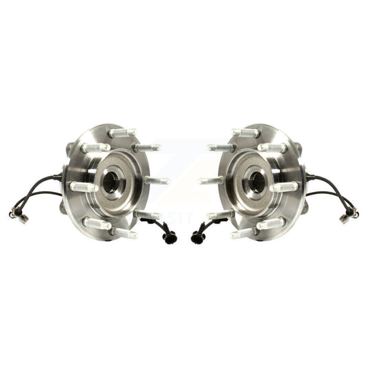 Wheel Bearing Hub Assembly Front Pair For GMC Chevrolet Sierra 2500 HD Silverado