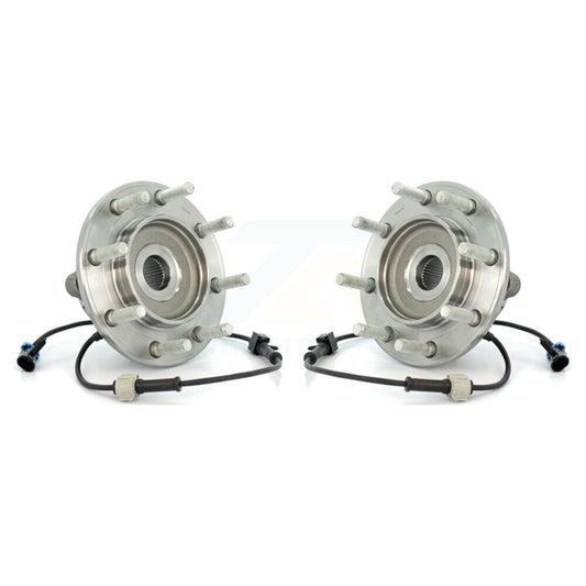 Wheel Bearing & Hub Assembly Front Pair For Chevrolet GMC Sierra 3500 Silverado