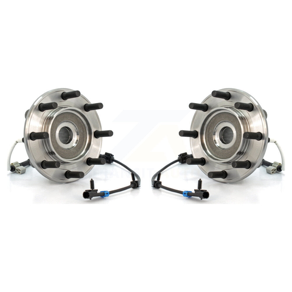 Wheel Bearing & Hub Assembly Front Pair For Chevrolet GMC Sierra 3500 Silverado