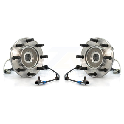 Wheel Bearing & Hub Assembly Front Pair For Chevrolet GMC Sierra 3500 Silverado