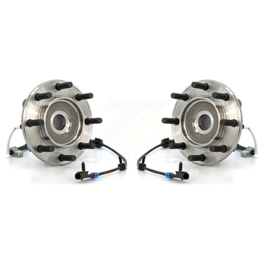 Wheel Bearing & Hub Assembly Front Pair For Chevrolet GMC Sierra 3500 Silverado