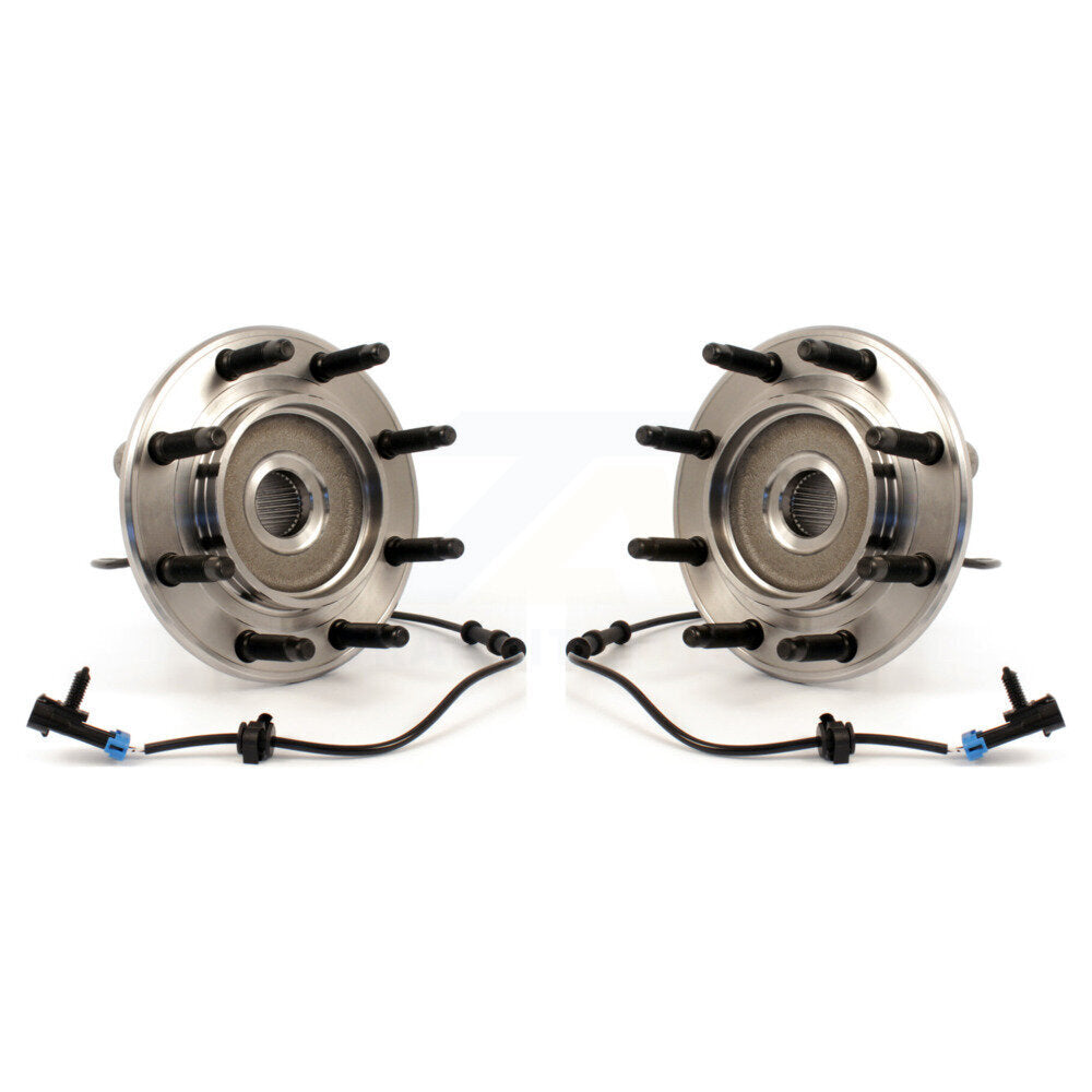 Wheel Bearing Hub Assembly Front Pair For Chevrolet GMC Sierra 2500 HD Silverado