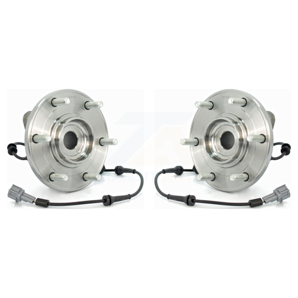 Wheel Bearing And Hub Assembly Front Pair For Nissan TITAN Armada INFINITI QX56