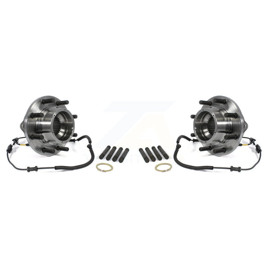 Wheel Bearing & Hub Assembly Front Pair For 2011-2016 Ford F-350 Super Duty 4WD