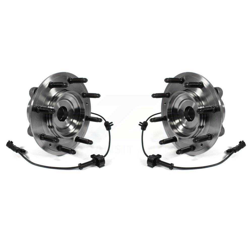 Wheel Bearing Hub Assembly Front Pair For GMC Chevrolet Sierra 2500 HD Silverado